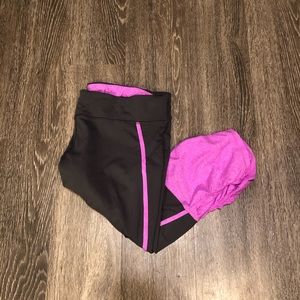 C9 Champion Black & Purple Leggings XXL